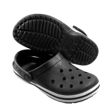 Imagem de Sandalia Babuche Confort Scalibu Versátil Design Esportivo Borracha Pvc Preto