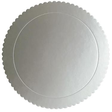 Imagem de Prato Cake Board Prato Para Bolo 15cm Redondo Festas SilverChef (1, Prata Metálica)