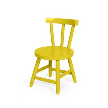 Imagem de Cadeira Infantil Miami JM Móveis, Amarelo