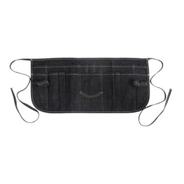 Imagem de Baoblaze de cintura curto para garçom, multifuncional, respirável e confortável com bolso, babador para garçom, para estúdio, restaurante e pátio