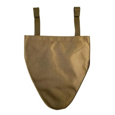 Imagem de septacgears Novo Airsoft Paintball Molle protetor destacável painel virilha almofada com inserção placa falsa EVA macia 800D nylon (bronzeado)