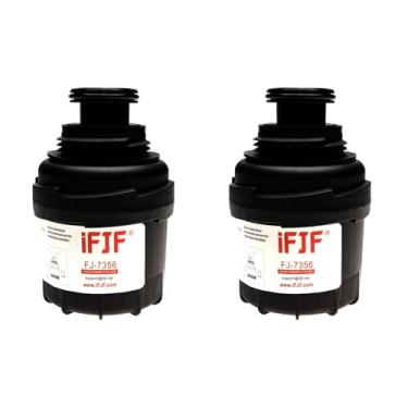 Imagem de iFJF Substituição do filtro de óleo LF17356 para 5266016 modelo final F150 F250 F350 ISF 2.8L Foton Tunland 4X4 QSF 2.8L Motor Diesel 30 Micron Lubrificação B40051 CP40001 2 pacotes