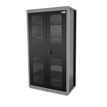 Imagem de Armário Modular para Ferramentas Vertical 2 Portas com Visores Tramontina PRO Cinza