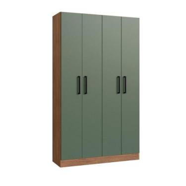 Imagem de Armário Multiuso Rivera 4 Portas 8 Prateleiras - Casajá, FREIJO/OLIVA
