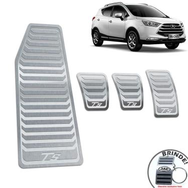 Imagem de Jac T5 2016 A 2019 Descanso + Pedaleira Manual Inox Prata