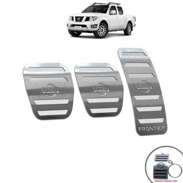 Imagem de Pedaleiras Nissan Frontier 2005/2017 Prata Manual