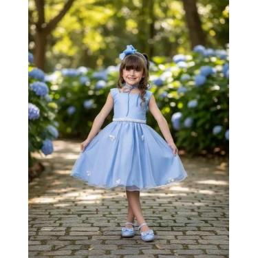 Imagem de Vestido de Festa Infantil Frozen - BELLI, 1