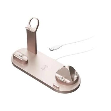 Imagem de Carregador Sem Fio Rápido 15W 7 Em 1 Para iPhone 16-12 pro Max Samsung