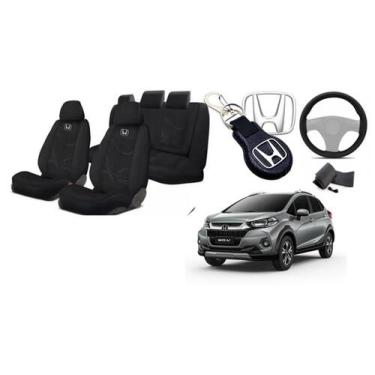 Imagem de Kit Tecido Personalizado Assentos Capas Estofado Honda WRV 15-24 + Vol