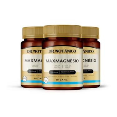 Imagem de KIT 03 UN MAXMAGNÉSIO 1.100MG 60 CAPSULAS - DR. BOTÂNICO