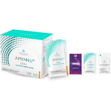 Imagem de Aminnu - Aminoácidos - Sabor Tangerina - Caixa com 30 sachês de 10g + 3 Amostras Central Nutrition