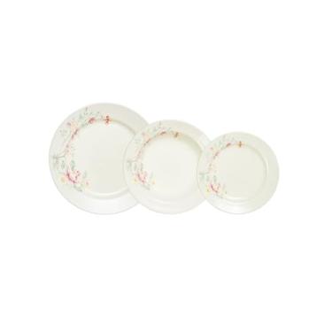 Imagem de Serviço de Baixela 18 Peças em Louça, Coleção Primavera Suave, Real, Produzido pela Schmidt