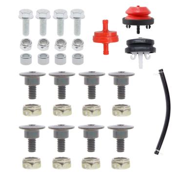 Imagem de Chacarbtu Kit de ferragens para Toro 621 721 CCR3650 CCR2450 CCR2000 Power Clear 50.8 cm 53.3 cm Snowblower Paddle Bolt Kit