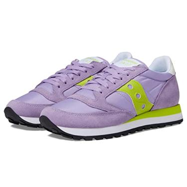 Imagem de Saucony Tênis de corrida masculino Ride 8, 671 Violeta Limão, 36 BR