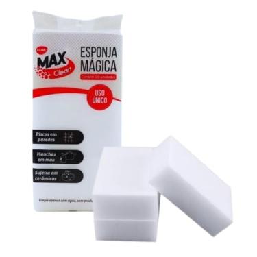 Imagem de KIT 3 ESPONJAS Mágica Branca Tira Manchas Riscos Max Clean Clink Mutliuso