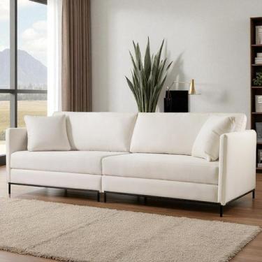 Imagem de Sofá Fixo Ravi 4 Lugares Luxo 2,70m Castellar Móbile