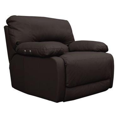 Imagem de Poltrona Reclinável Elétrico Asmará Power Touch Small Couro Tabaco - Gran Belo