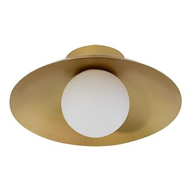 Imagem de Plafon Cuia Sobrepor 25cm P/Led G9 Bella Iluminação St2845 (Dourado)