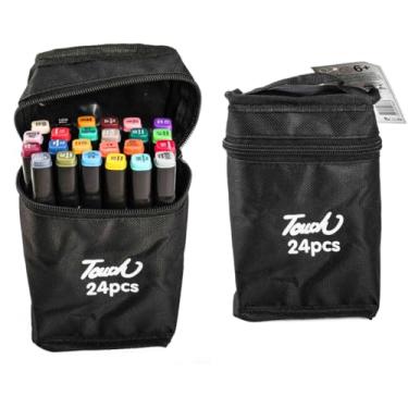 Imagem de Marcador Artístico, BBR, 24 Cores, Ponta Dupla