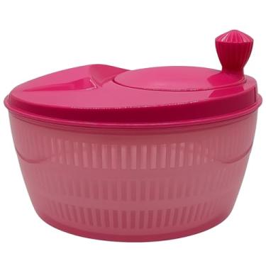 Imagem de Seca Salada Secador Centrifuga Legumes Verduras Capacidade 4 Litros Cor Rosa