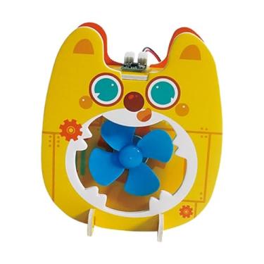 Imagem de simhoa Kit de Montagem de Ventilador Elétrico, Projeto Científico, Brinquedo para Adolescentes, Meninos E Meninas