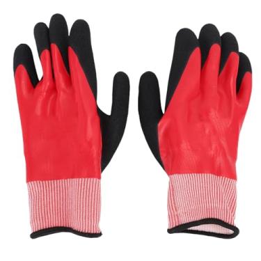 Imagem de AUNMAS Luvas Isoladas para Eletricista, Luvas de Trabalho Revestidas de Borracha Nitrílica Com Tela Sensível Ao Toque Antiderrapantes para Trabalho Elétrico