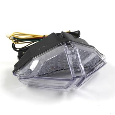 Imagem de Lanterna traseira de LED fumê Arashi para Ducati 848 2008-2010, 1098 1098R 1098S 2007-2010, 1198 1198R Corse 2009-2010, luz traseira de freio de seta, acessórios integrados para motocicletas