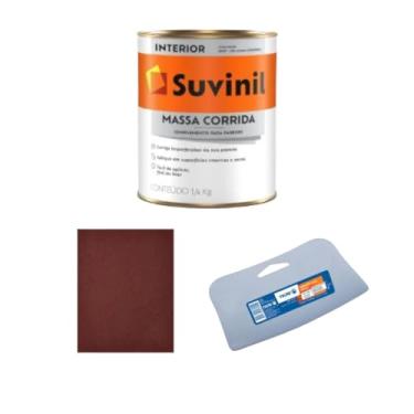 Imagem de Kit Massa Corrida 1,4Kg + 1Lixa + 1 Aplicador