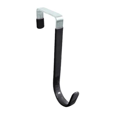 Imagem de Pacote com 4 ganchos sobre a porta, ganchos de porta com borracha para evitar arranhões, ganchos organizadores resistentes para sala de estar, banheiro, quarto, cozinha, roupas, toalhas, chapéus