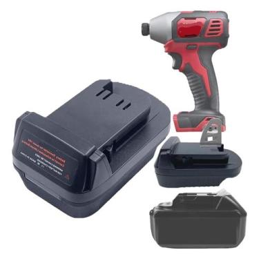 Imagem de Adaptador de bateria UNIKI Makita 18V para Milwaukee M18 Tool