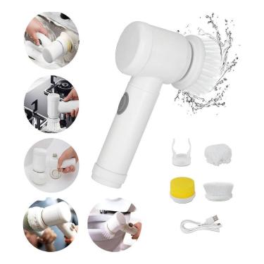 Imagem de Magic Brush Escova Limpeza Elétrica Bivolt Giratória