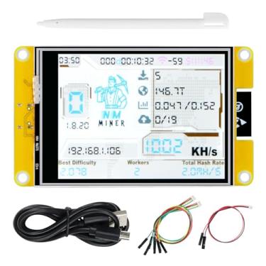 Imagem de Freenove ESP32 Display CYD, monitor sensível ao toque de 3,2 polegadas, tela LCD TFT IPS de 240 x 320 pixels, driver ST7789, microcontrolador dual-core de 32 bits 240 MHz WiFi + BT, tutorial de