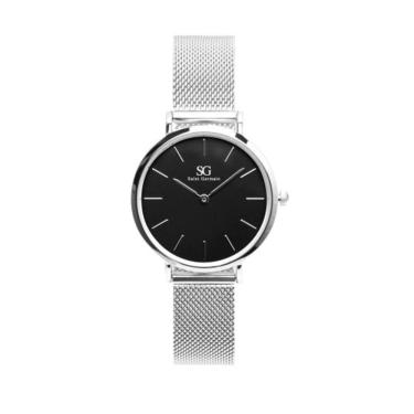 Imagem de Relógio feminino Harlem Black Silver 32mm-Saint Germain