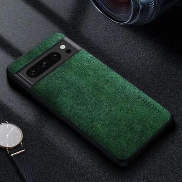 Imagem de Capa De Telefone De Couro Luxuosa Para Google Pixel Estilo Retro Cor S