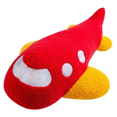 Imagem de Boneca de brinquedo de pelúcia Soft Cartoon Rocket Airplane Stuffed S 58 cm