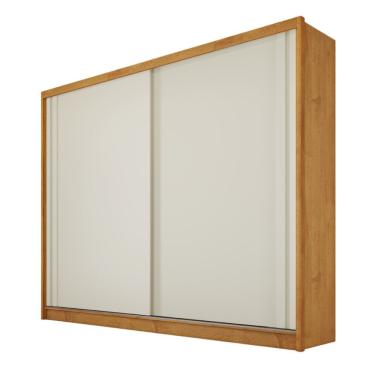 Imagem de Guarda Roupa Monterey Com Portas De Correr 100% Mdf Peroba-off White-peroba
