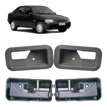 Imagem de Kit Completo Gatilho Maçaneta Interna + Moldura Escort 93-96 [f103]
