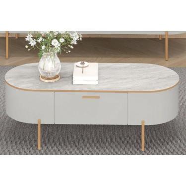 Imagem de Mesa Centro Sala Celena Bali-quartzo - Dj Móveis