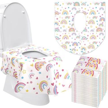 Imagem de Capas de assento sanitário descartáveis Reginary, pacote com 50 unidad