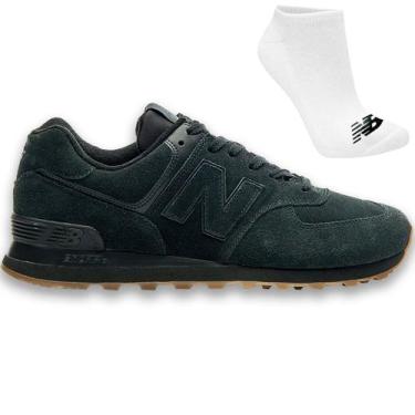 Imagem de Tênis New Balance 574 V2 Masculino e Meia, 40, Preto, Masculino