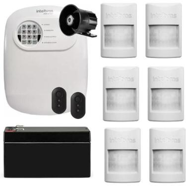 Imagem de Kit Alarme Intelbras Anm24 App 6 Sensor Presenca Pet Sem Fio