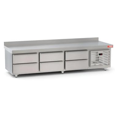 Imagem de Balcao Refrigerador De Base Brg-20 6 Gavetas 220V - Red Chameleon