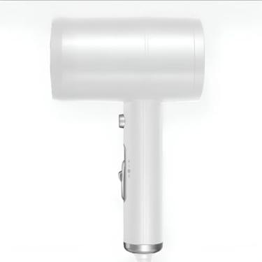 Imagem de Secador de Cabelo Profissional, Plástico Branco, 1800W, 220V, Design Ergonômico, 26x14cm, Para Salão e Uso Doméstico