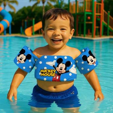 Imagem de Colete Salva Vidas Infantil Boia de Braço para Praia Piscina Tema Rati