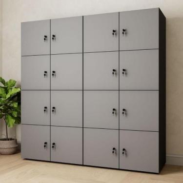 Imagem de Armário Organizador Locker 16 Portas c/ Chave F5 Office - F5 Office G,