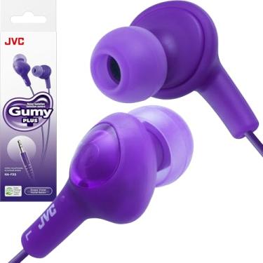 Imagem de JVC Fones de ouvido internos HAFX5V Gumy Plus (Violeta uva)