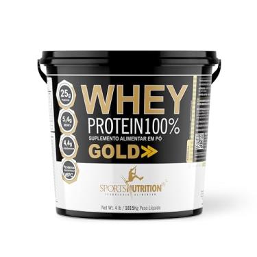 Imagem de Whey Protein 100% Gold- 1815g - Sabor: Baunilha - Sports Nutrition