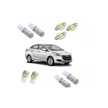 Imagem de Kit Lâmpada Led Blue Lion p/ Hyundai HB20 - Farolete Ré Teto