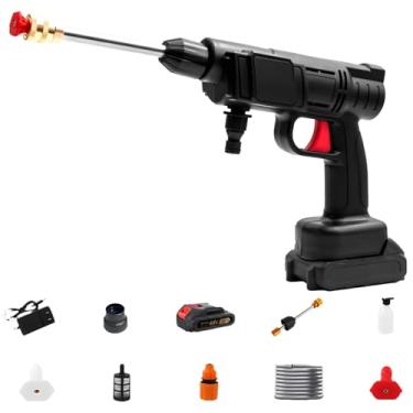 Imagem de Lavadora de alta pressão portátil sem fio, pulverizador de água recarregável de alta potência para limpeza de carro, casa e ao ar livre