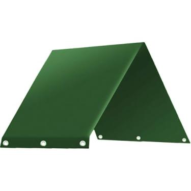 Imagem de Cobertura de balanço de substituição de longa duração, 137 x 228 cm, retangular impermeável, tecido Oxford verde, revestido de prata, capa de playground ao ar livre